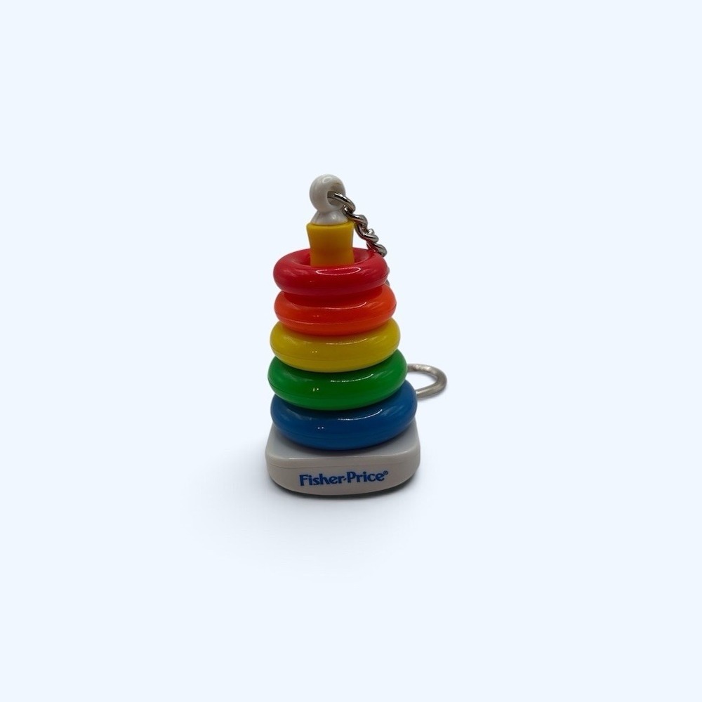 Fisher Price Rock a Stack Keychain 2001 no package great condition retro vintage